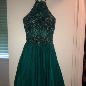 Emerald Green Homecoming Dress